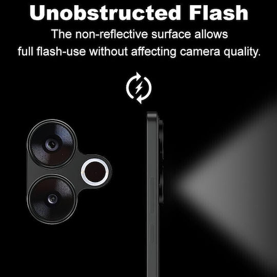 Imak Camera Protection Metal Frame Black for the Xiaomi Poco F6 5G