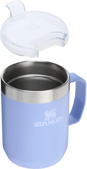 Stanley Classic Legendary Camp Mug Thermos Bottle Stainless Steel BPA Free 230ml Hot Coral