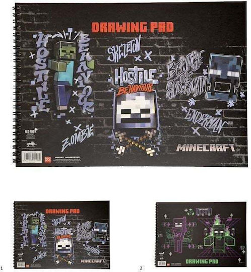 Drawing Pads A4 30 Sheets Minecraft #25818