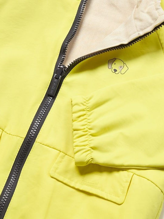Kids' Bomber Short Windproof Double Sided Yellow