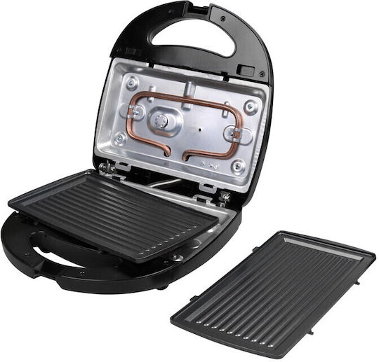 Life Royal Sandwich Maker with Removable Plates for for 2 Sandwiches Sandwiches 750W Inox