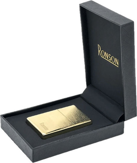 Ronson Lighter Flame in Gold color