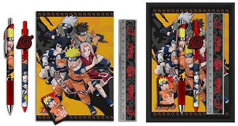 Naruto Shippuden Stationery Box Set 5pcs