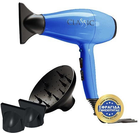 GA.MA A11.CLASSIC.BL Professionell Haartrockner mit Diffusor 2200W
