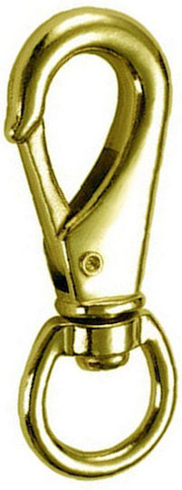 Vltools Lesă/Cordon Câine Curea Cârlig Bronz 80mm în culoarea Argintiu