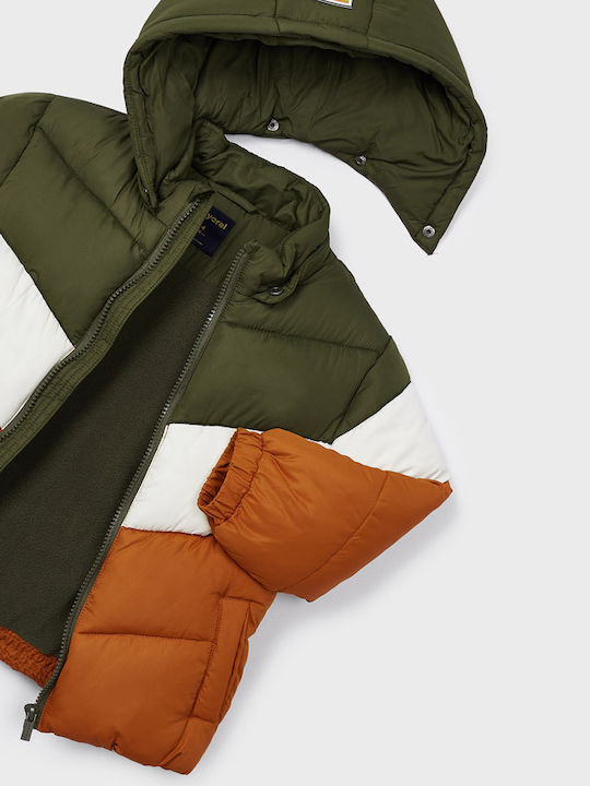Kids' Casual Jacket Short with Hood Multicolour
