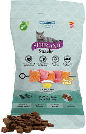 Mediterranean Natural Serrano Croquette with Salmon Ton Chicken Turkey Rice Potatoes for Cat 50gr