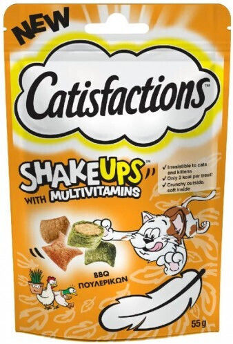 Catisfactions Λιχουδιές με Κοτόπουλο / Πάπια / Τόνο με Catnip για Γάτα 55gr
