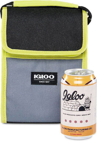 Igloo Kühltasche Lunch Sack Schwarz Grau Gelb