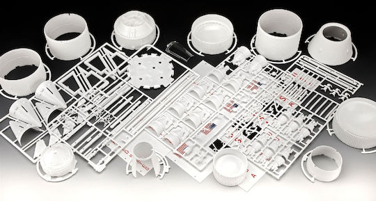 Revell Apollo 11 Saturn V Rocket Φιγούρα Μοντελισμού Λευκή 183 Κομματιών σε Κλίμακα 1:96 114εκ.