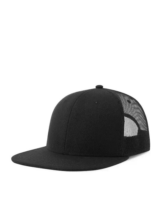 Atlantis S-snap Mesh Cover Hat Mesh & Flat Brim Code S-snap Mesh Black Black