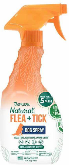 Tropiclean Flea & Tick Dog & Bedding Αντιπαρασιτικό Spray 473ml