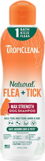 Tropiclean Σαμπουάν Flea & Tick Max Strength 592ml