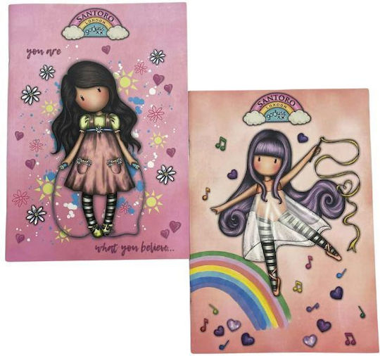 Notebook Saddle Stitch 17x25 40 Sheets Gorjuss #25700