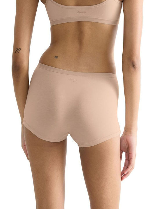 Βαμβακερά Women's Boxer 3Pack Beige