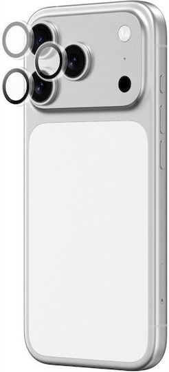 AmazingThing Camera Protection Tempered Glass Black for the iPhone 17 Pro, iPhone 17 Pro Max