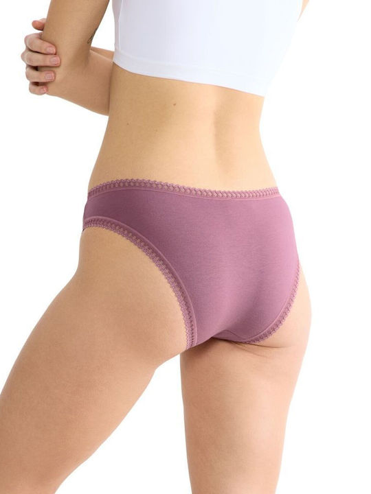 Sloggi Slip 3Pack with Lace Sky Blue