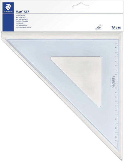 Staedtler Geometrisches Dreieck Kunststoff Transparent 36cm