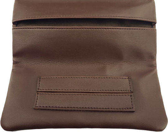 Mario Rossi Tobacco Pouch With Magnetic Clasp Rossi Brown