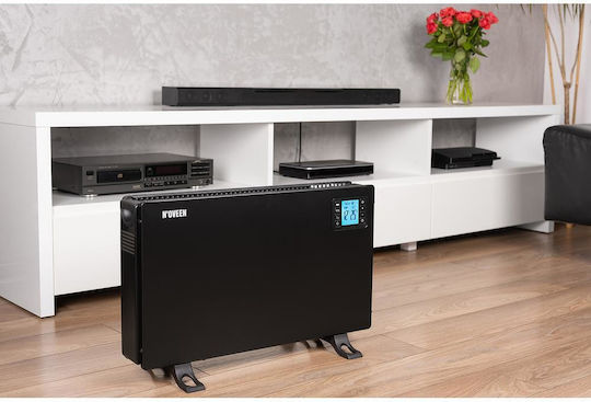 N'Oveen CH7100 Convector Heater Floor 2000W with Electronic Thermostat Black