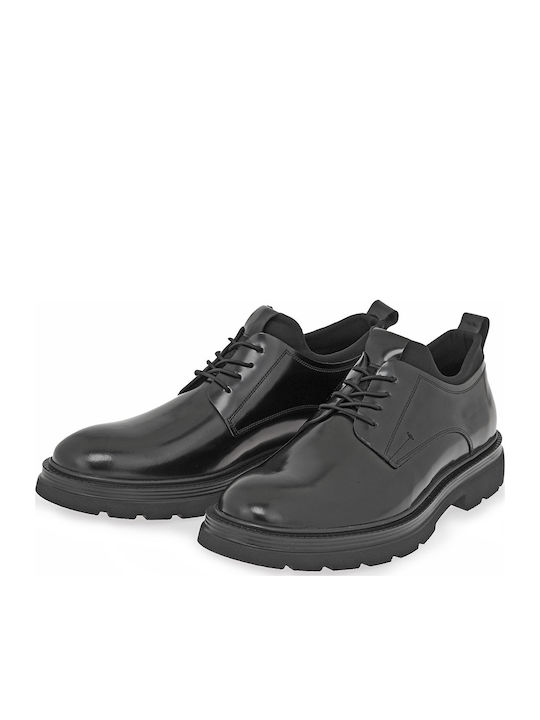 Δερμάτινα Ανδρικά Oxfords Μαύρα
