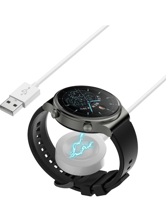 Huawei Watch 4 Watch 4 Pro Смарт Часовник Магнитен Заряден Кабел С Разделяне Бял