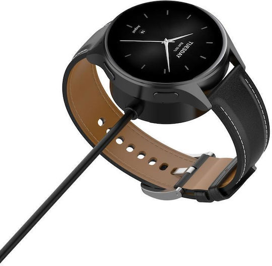 Xiaomi Watch S4 S3 S2 Xdfind Кабел за Зареждане Usb-a Умен Часовник Магнитен Кабел за Зареждане Дължина 1 m Черен