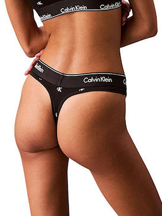 Women's String Black/white