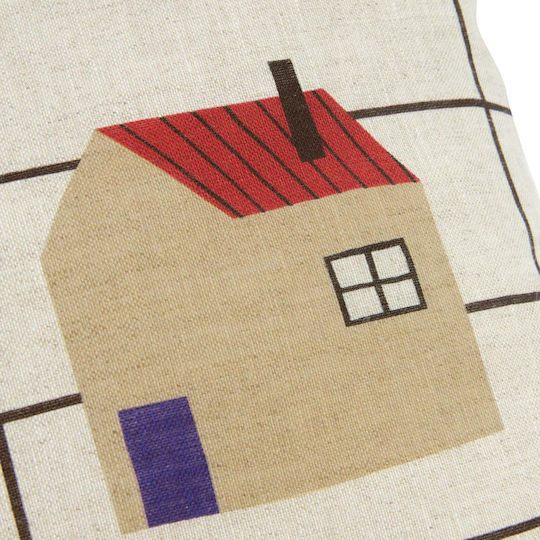 Vibes Rectangular Cushion Blue 45x30 L