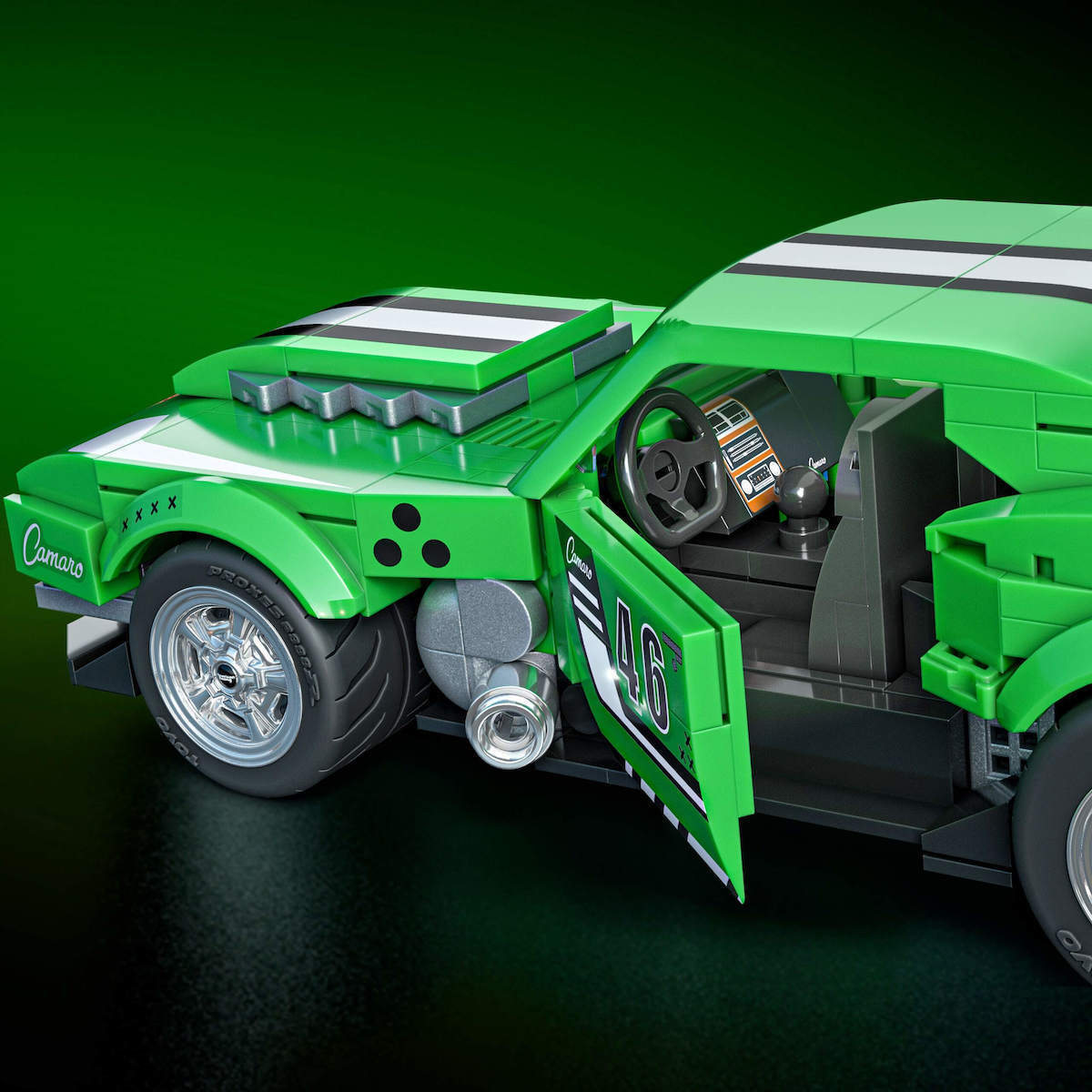 Mattel Brick Shop Cuburi de Construit Hot Wheels Speed Series
