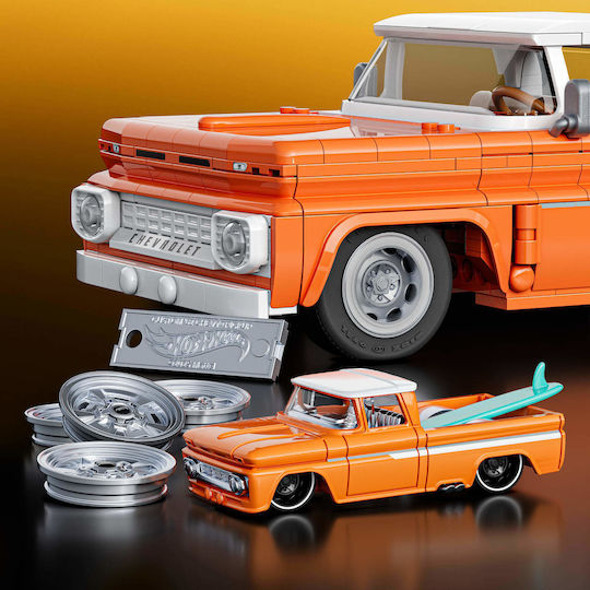 Mattel Brick Shop Building Blocks Custom 62 Chevy Pickup for Ages