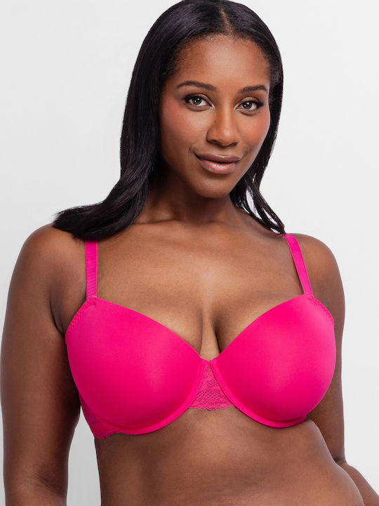 Pink/black Сутиен с лека подложка & с Банели 2Pack