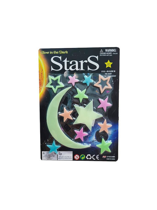 Blabla Toys Kids Wall Decoration Sticker Fluorescent 21x31cm