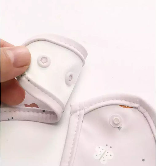 Tutete Waterproof Bib Fabric with Button & Pocket Geometric Nature