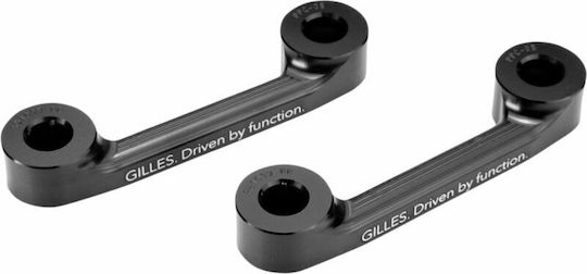 Gilles Picior de picior Μοτοσυκλέτας în Culoare Black PPC-08-KIT-B