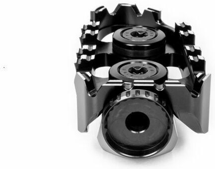 Gilles Picior de picior Μοτοσυκλέτας în Culoare Black RGK-119-UF35-SET-B