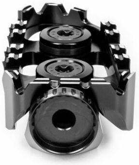 Gilles Picior de picior Μοτοσυκλέτας în Culoare Black RGK-121-UF35-SET-B