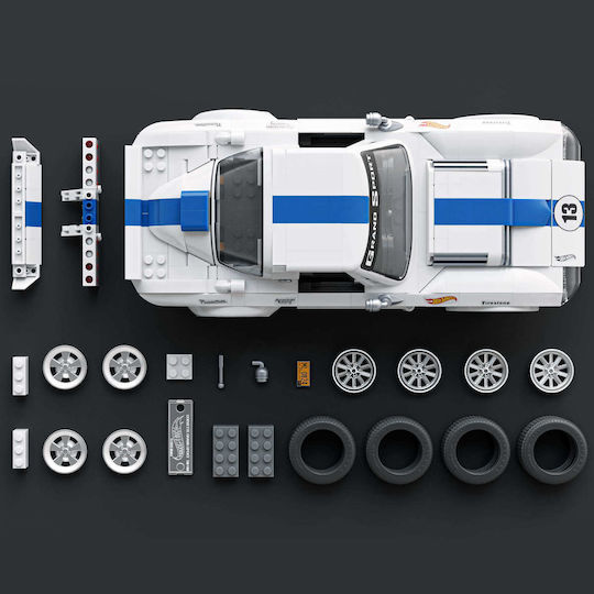 Mattel Brick Shop Τουβλάκια Hot Wheels Elite Series Corvette για 10+ Ετών 918τμχ