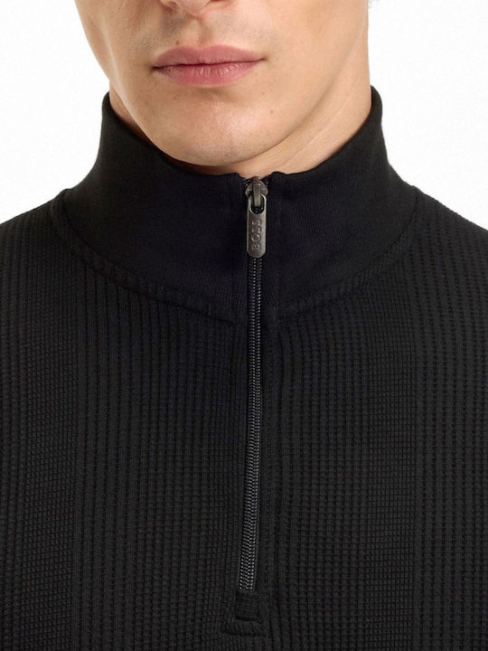 Herrenbluse Langarm Schwarze