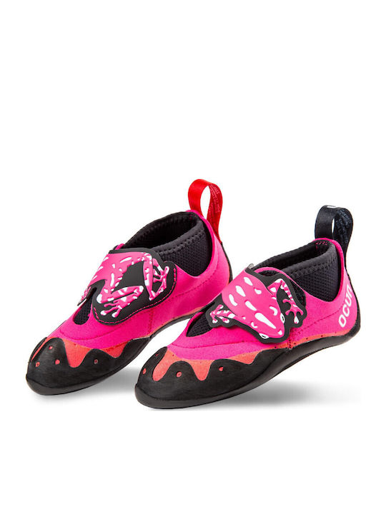 Ocun Ribbit 04731 Kids Asymmetrical Climbing Shoes Pink