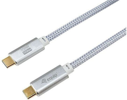 Equip USB 3.2 Video Cable USB-C male - USB-C 100W PD Λευκό 3m 128360