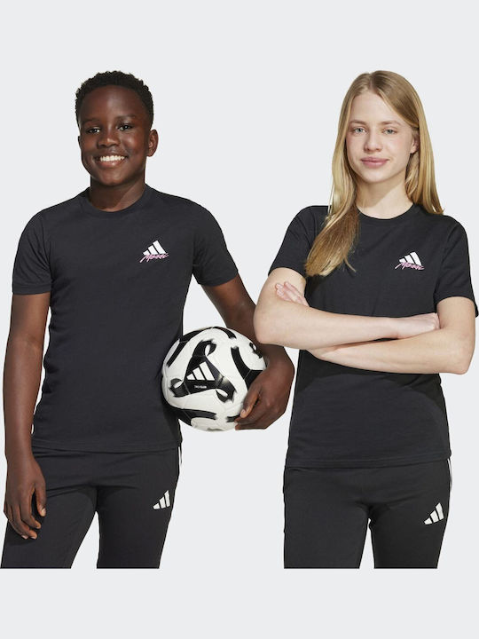 Tricou pentru copii Black Messi Icon