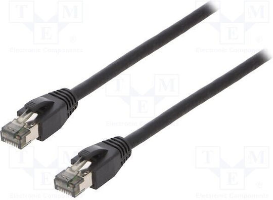 LogiLink S/FTP Kat.8.1 Ethernet-Netzwerkkabel 15m Schwarz 1Stück
