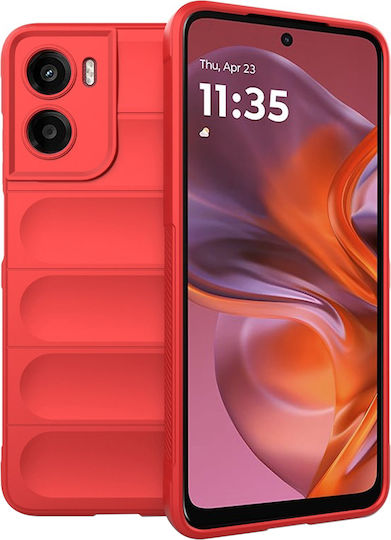 Techsuit Back Cover Σιλικόνης Κόκκινο (Moto G05 / E15)