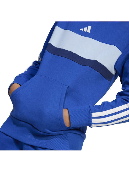 Kinder-Sweatshirt mit Kapuze und Taschen Blue