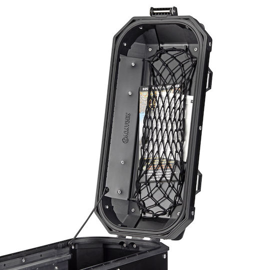 Kappa Moto Aluminium Motorcycle Hard Side Case Right 33lt in Black Colour