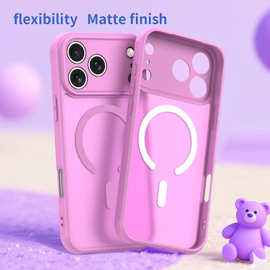 Techsuit Halofrost Ii Umschlag Rückseite Kunststoff Rosa (iPhone 17 Pro)