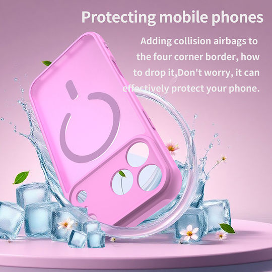 Techsuit Halofrost Ii Umschlag Rückseite Kunststoff Rosa (iPhone 17 Pro)