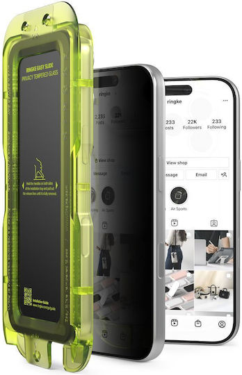 Ringke Easy Slide 2er Pack Für iPhone 17 Pro Datenschutz Displayschutzfolie