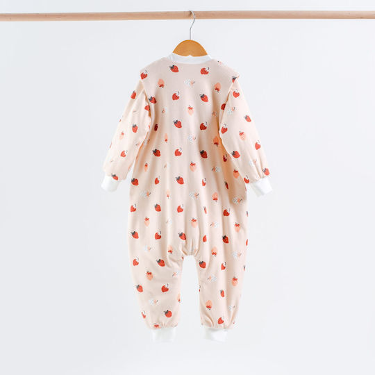 abo Χειμερινός Υπνόσακος με Πόδια Classic 2.5 tog Strawberry Pink με Αποσπώμενα Μανίκια
